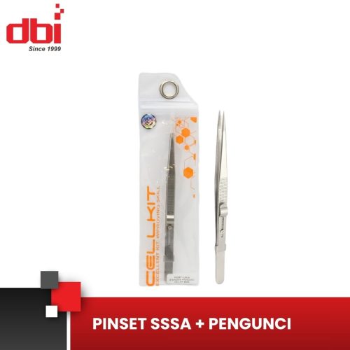 PINSET LURUS STAINLESS + PENGUNCI CELLKIT SSSA