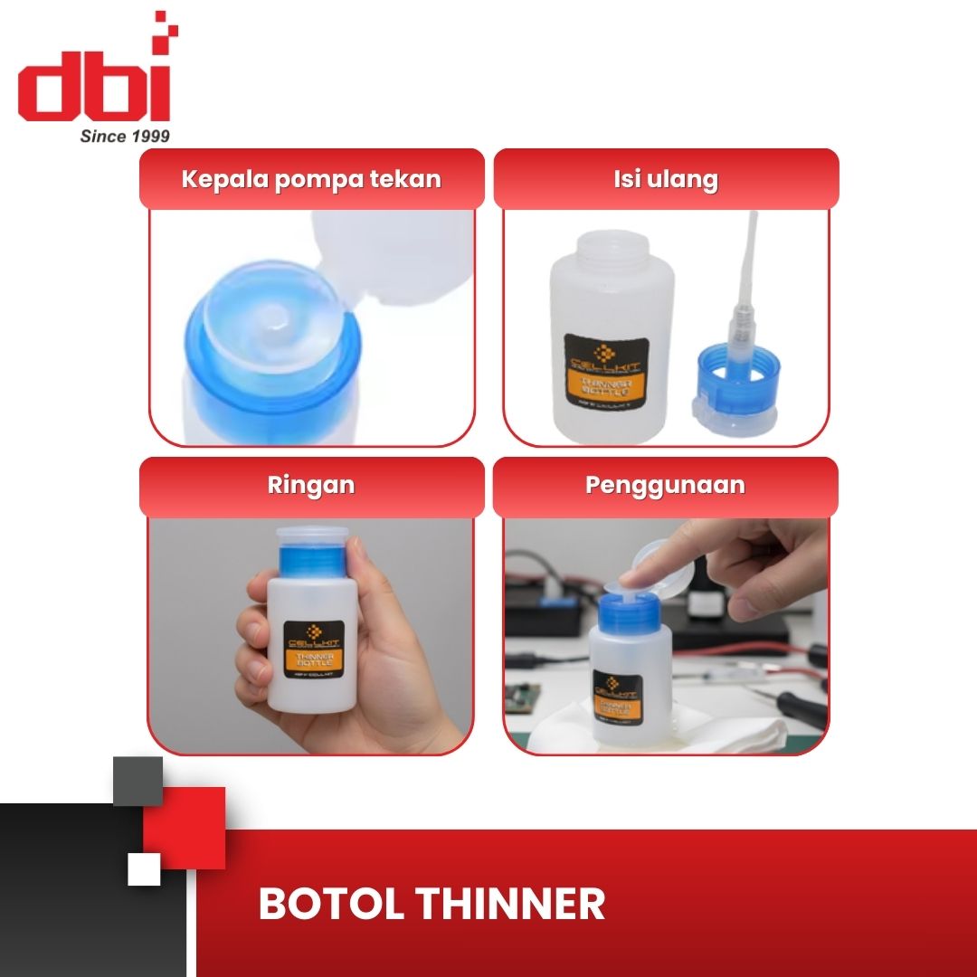 BOTOL THINNER CELLKIT 150ML - Gambar 6