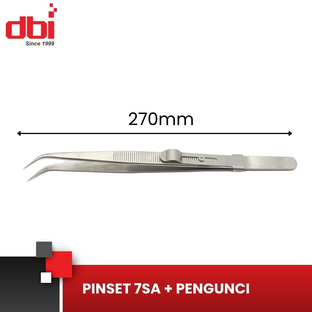PINSET BENGKOK STAINLESS + PENGUNCI CELLKIT 7SA - Gambar 5