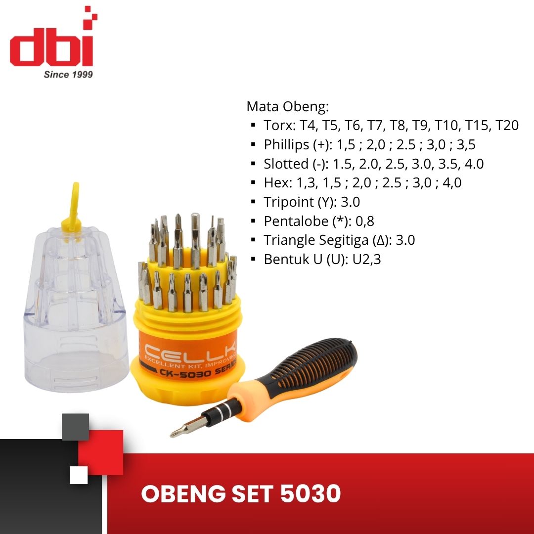 OBENG SET MAGNETIK CELLKIT 5030 - Gambar 4