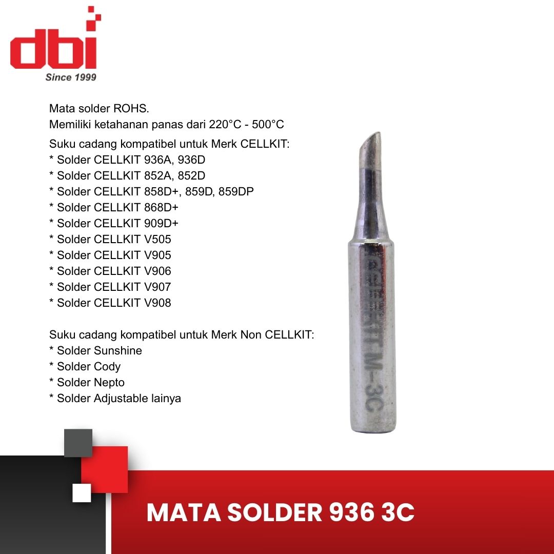 MATA SOLDER 936 TYPE 3C CELLKIT - Gambar 2