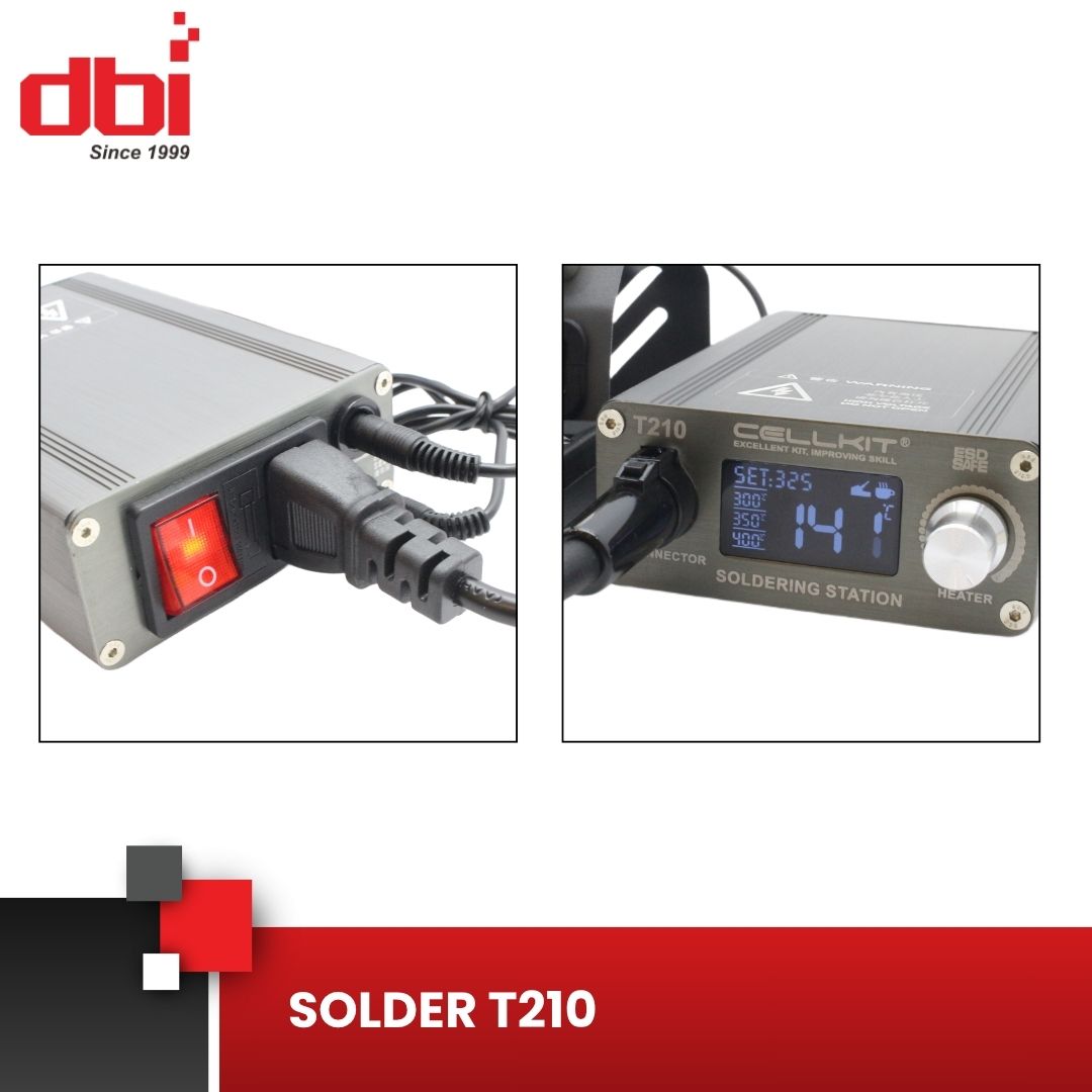 SOLDER PENGATUR SUHU DIGITAL CELLKIT T210 - Gambar 2